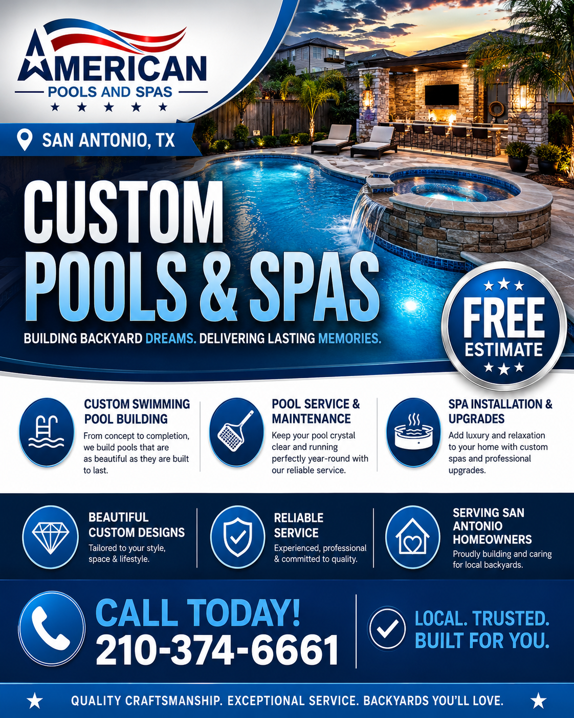 Pool and spa